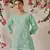 Hand Embroidered Sea Green Cotton Lucknowi Chikankari Short Kurti For Women