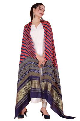 DesiButik Silk Dupatta with Zari Work 36*102 inches 1