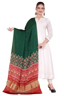 DesiButik Silk Dupatta with Zari Work 36*102 inches 1