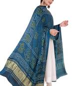 DesiButik Silk Dupatta with Zari Work 36*102 inches