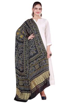 DesiButik Silk Dupatta with Zari Work 36*102 inches 1