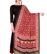 DesiButik Silk Dupatta with Zari Work 36*102 inches
