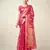 Rani Organza Faux Kanjeevaram Woven Saree With Unstitched Blouse Piece
