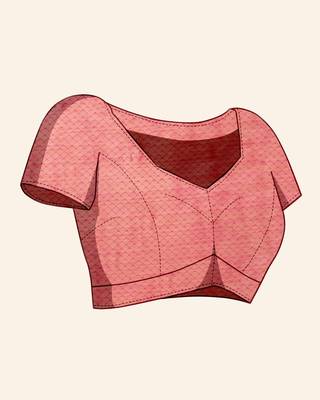 Rani Organza Faux Kanjeevaram Woven Saree With Unstitched Blouse Piece 5