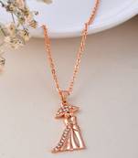 Rose gold pendant chain