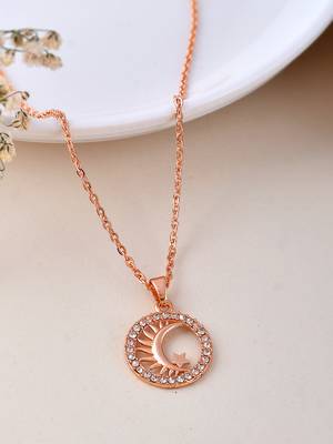 Rose gold pendant chain 1