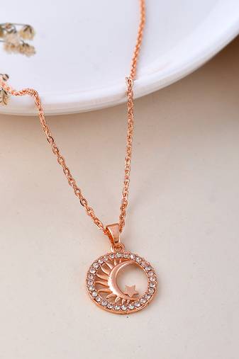 Rose gold pendant chain