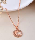 Rose gold pendant chain
