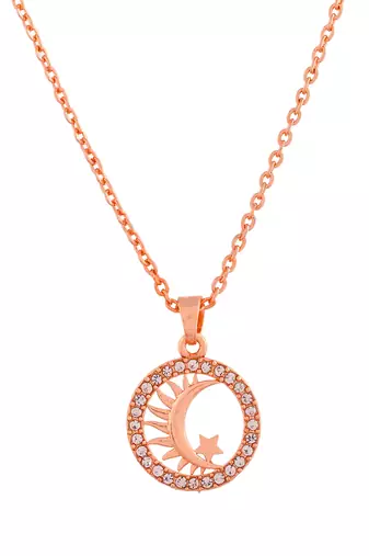 Rose gold pendant chain
