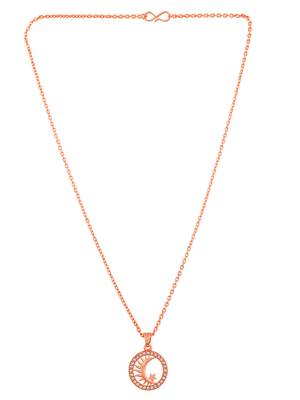 Rose gold pendant chain 4