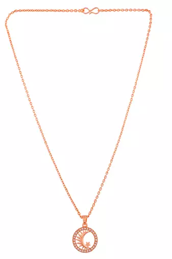 Rose gold pendant chain