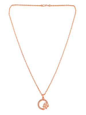 Rose gold pendant chain 4