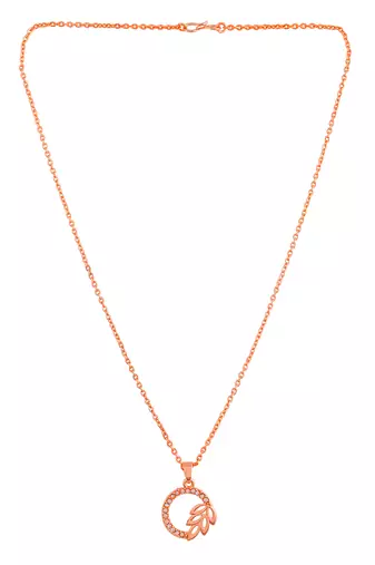 Rose gold pendant chain