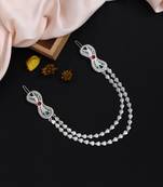 Maroon & green color hair pin / juda pin