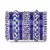 Beautiful Check Stone Pattern Bangle For Two Hands