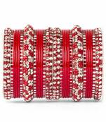 Beautiful Check Stone Pattern Bangle For Two Hands