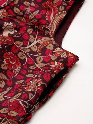 Ethnovog Ready To Wear MultiColored Art Silk Printed Co Ords Set 7