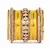 Fancy Golden Themed Enamel Bangel Set For Single Hand