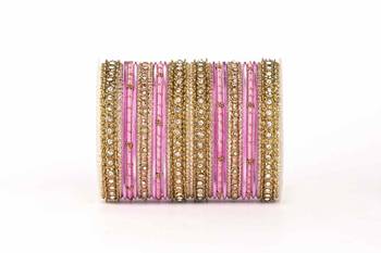 Elegant Silky Appearance Two Hand Bangle Set 1