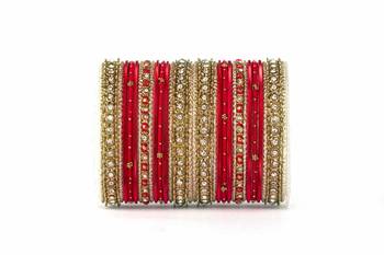 Elegant Silky Appearance Two Hand Bangle Set 1
