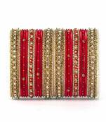 Elegant Silky Appearance Two Hand Bangle Set