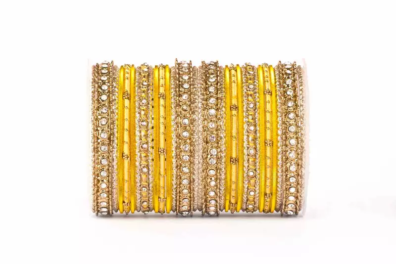 Elegant Silky Appearance Two Hand Bangle Set