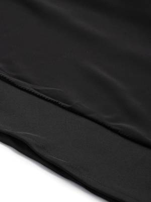 Ethnovog Ready To Wear Black Georgette Embroidered Layered Dress 6