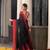 Black Silk Matka Solid Body Red Temple Border Jacquard Jamdani Saree