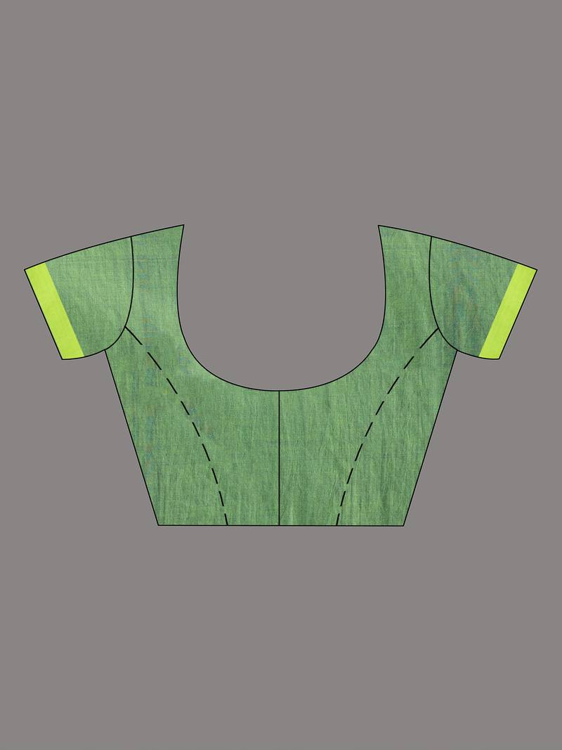 Multi Colour Stripe Handloom Cotton Saree