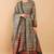 Green Digital Printed With Hand Work Neck line Doll Silk Stiched Long Length Kameez 0 party wear salwarsuit
