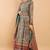Green Digital Printed With Hand Work Neck line Doll Silk Stiched Long Length Kameez 0 party wear salwarsuit