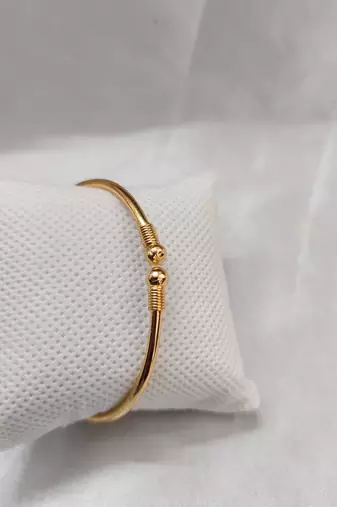 Gold Plated Dot Bangle