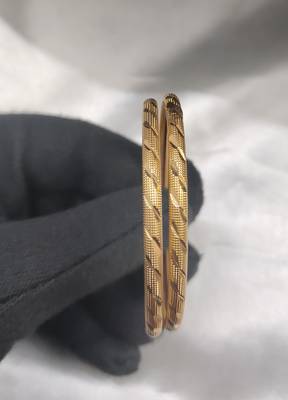Gold Plated Bangle Set 2