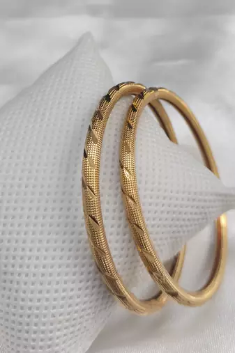 Gold Plated Bangle Set