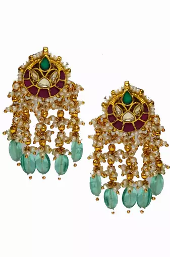 Pachi pink green dangler