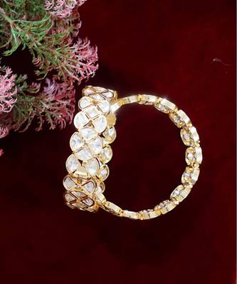 White kundan kada set 1