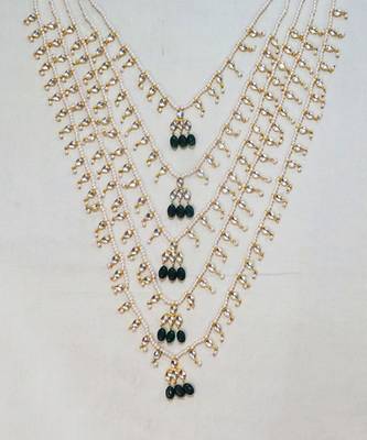 Layered necklace imitation 3