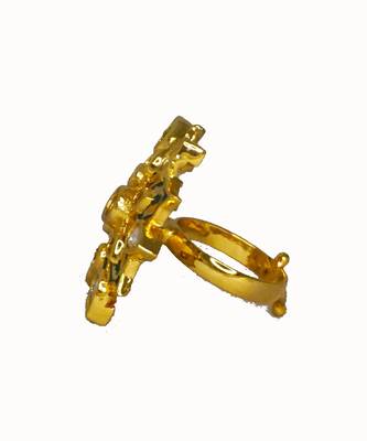 Flower kundan ring 2