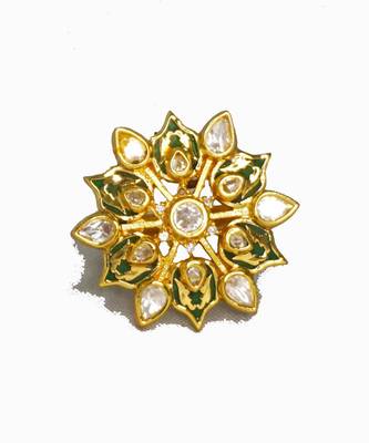 Flower kundan ring 4