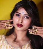 White pink designer dangler