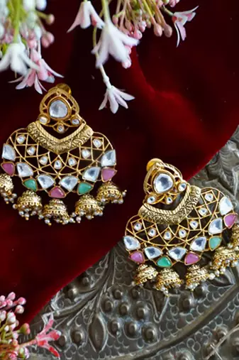 Green pink designer dangler