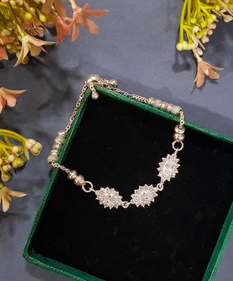 White silver bracelet 2