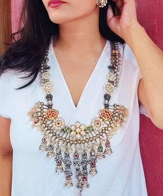 Chand suraj princess necklace set 1