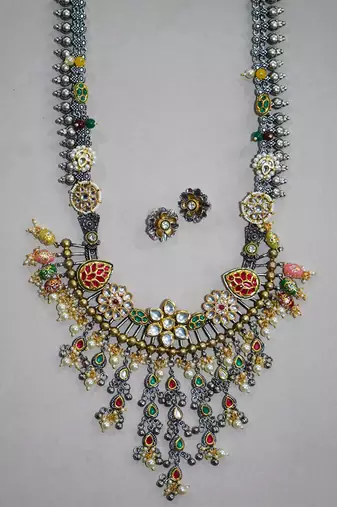 Chand suraj princess necklace set