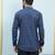 Men Blue  Printed Cotton Short Kurta