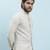 Men Off White Kurta Pajama And Cream Color Solid Khadi Nehru Jacket