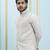 Men Off White Kurta Pajama And Cream Color Solid Khadi Nehru Jacket