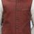 Men Off White Kurta Pajama And Maroon Color Solid Silk Woven Design Nehru Jacket