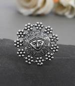 Oxidised devi shakti ring