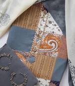 SALWAR STUDIO Women's Cotton Color Block Unstitch Dress Materail